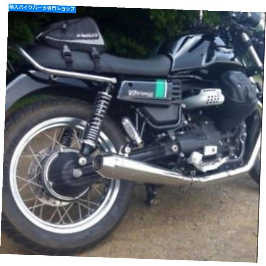 サイレンサー Moto Guzzi v7 IIIのためのミストラルショート サイレンサー Moto Guzzi v7 IIIのためのミストラルショート