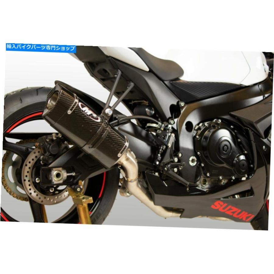 サイレンサー M4エキゾーストスズキGSXR750 / 600 2011-21フルシステムTIミッドカーボンテック1マフラー M4 Exhaust Suzuki GSXR750/600 2011-21 FULL