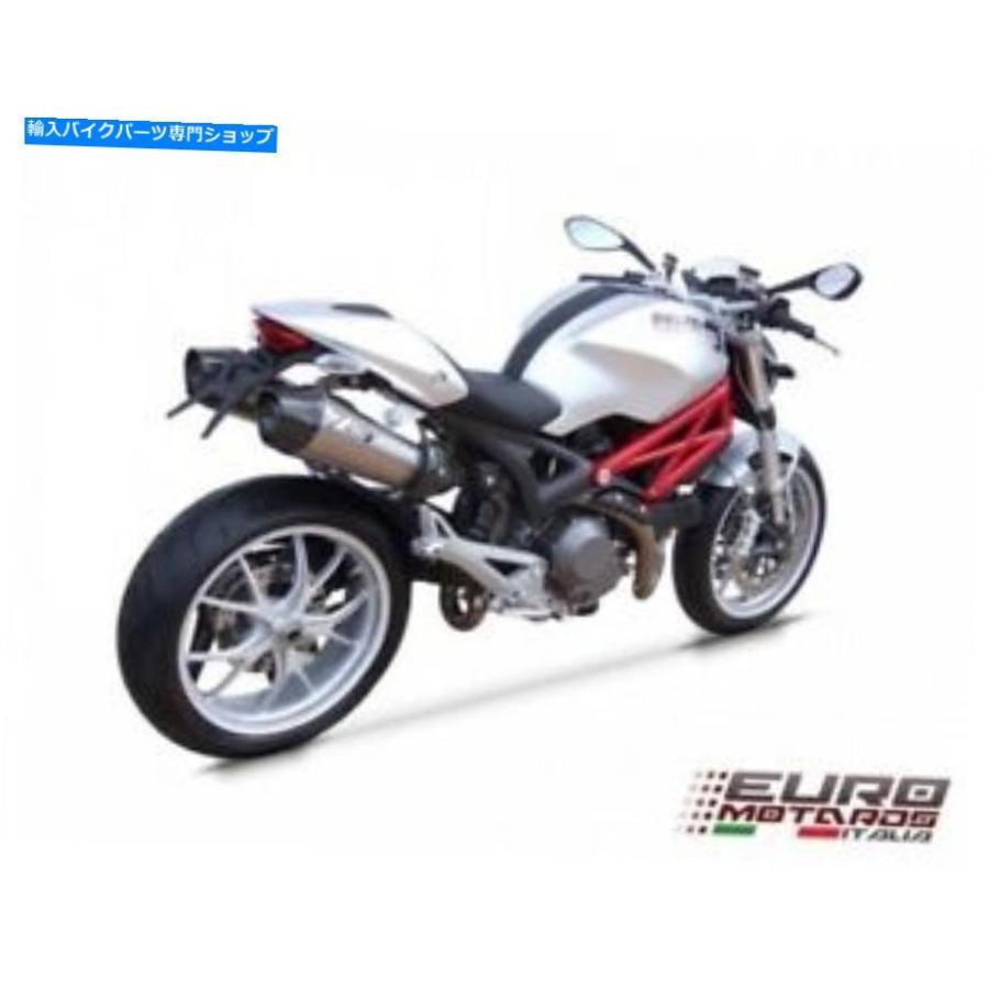 サイレンサー DUCATI MONSTER 696 796 1100 ZARD排気デュアルスリッターコニカルカーボンキャップ+ 2.5HP Ducati Monster 696 796 1100 Zard Exhaust
