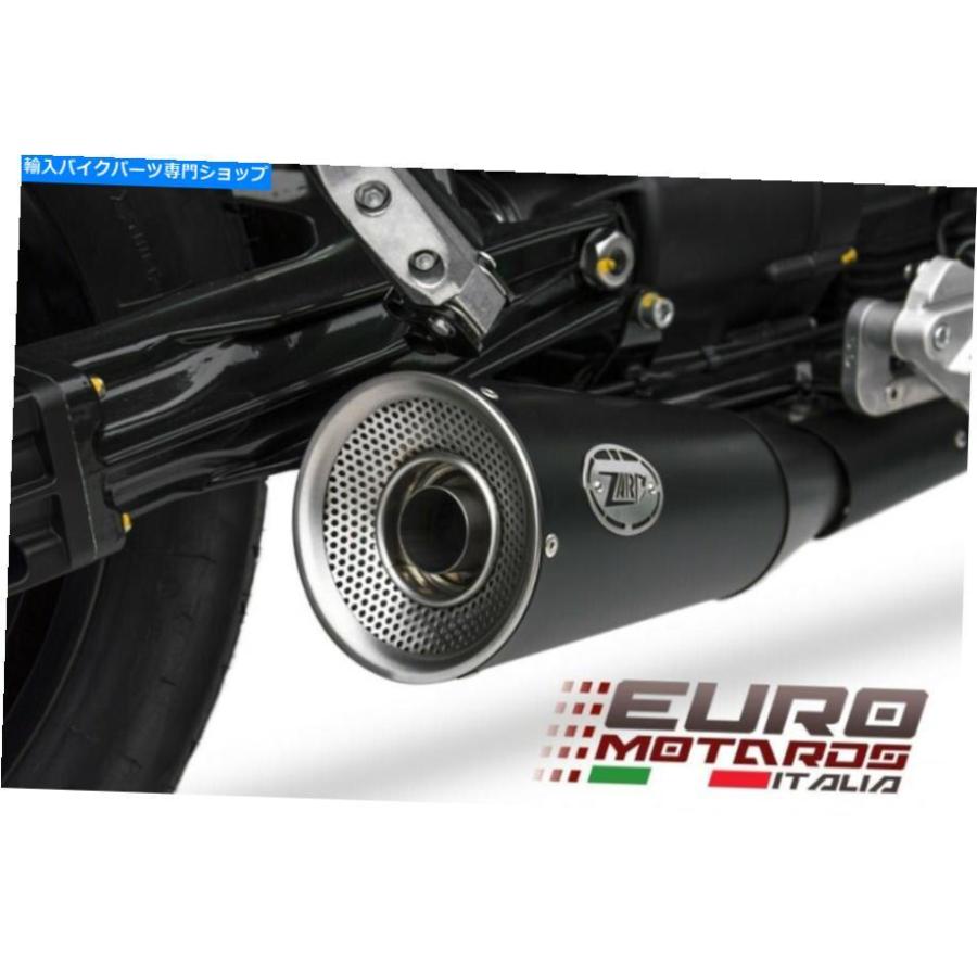 サイレンサー Moto Guzzi V9 Bobber / Roamer 16-19 Zard排気デュアルビッグスリッターブラックロード合法 Moto Guzzi V9 Bobber/Roamer 16-19 Zard E
