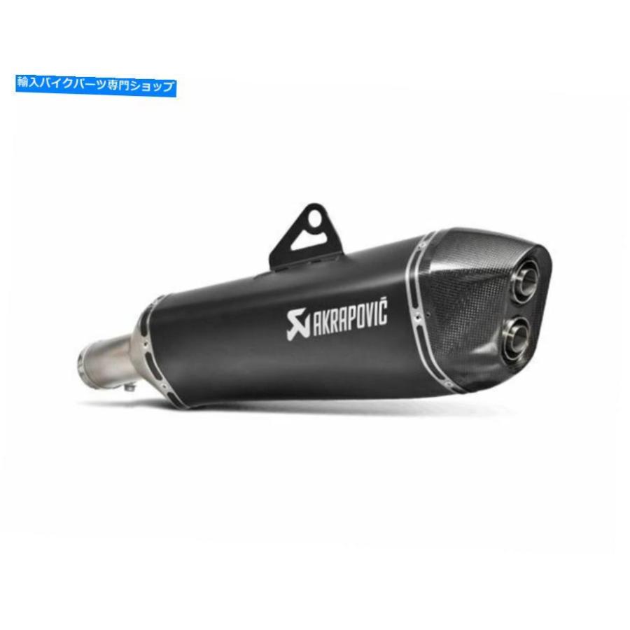 サイレンサー Akrapovic排気チタンブラックスリップオン（Road Legal）BMW F 800 GS 2008-2017 Akrapovic Exhaust Titanium Black Slip-On (Road Lega