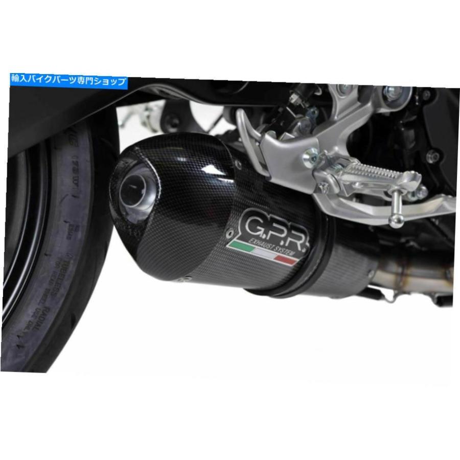サイレンサー ヤマハMT-09 FZ-09 2014-2016 GPRエキゾーストフルシステムW / GPE CFマフラー Yamaha MT-09 FZ-09 2014-2016 GPR Exhaust Full System