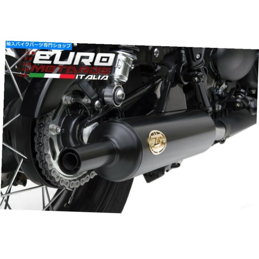 サイレンサー Triumph Bonneville T120 2016-19 Zard排気デュアルサイレンサーブラックボトルデザイン Triumph Bonneville T120 2016-19 Zard Exhaust