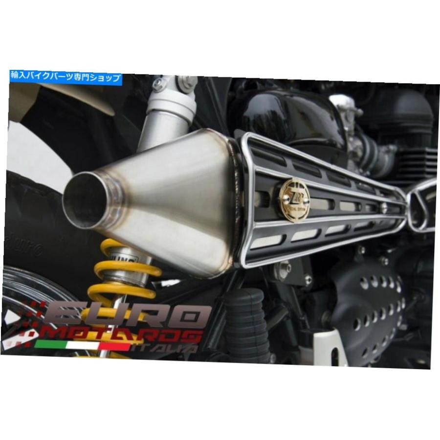 サイレンサー 2016年Zard Equast Gold Editionフルシステム＆サイレンサーまでの勝利スクランブラ Triumph Scrambler Till 2016 Zard Exhaust Gold Ed