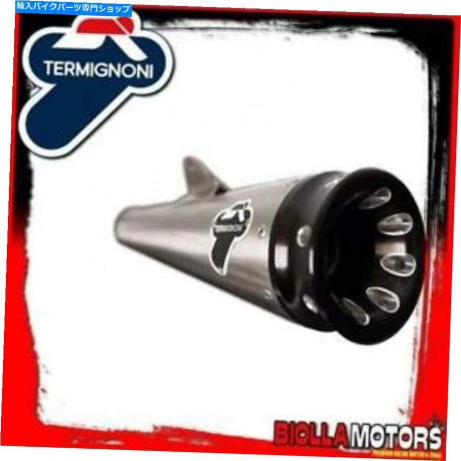 サイレンサー T01008040IIAキットサイレンサーTermignoni Triumph Truxton 2018-円錐系Inox / inox T01008040IIA KIT SILENCER TERMIGNONI TRIUMPH TR｜reright-store