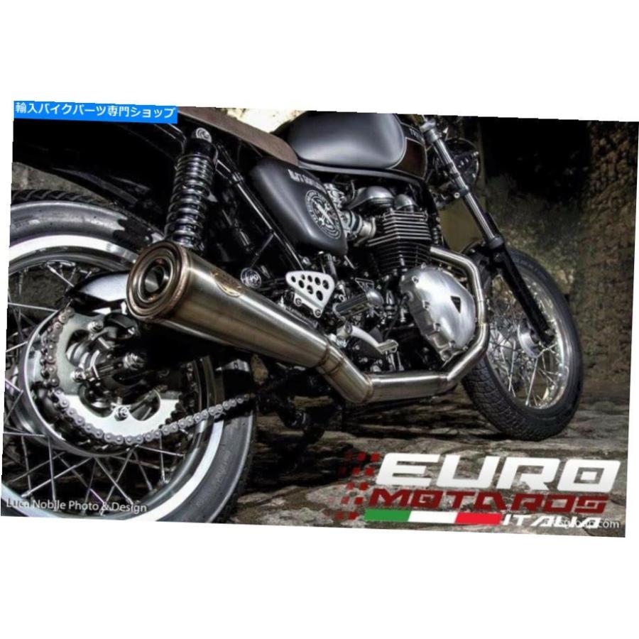 サイレンサー 双方向のキャブレスモデルZard排気不良児のフルシステム-3.5kg For Triumph Thruxton Carbureted Model Zard Exhaust Bad Child Full Sy