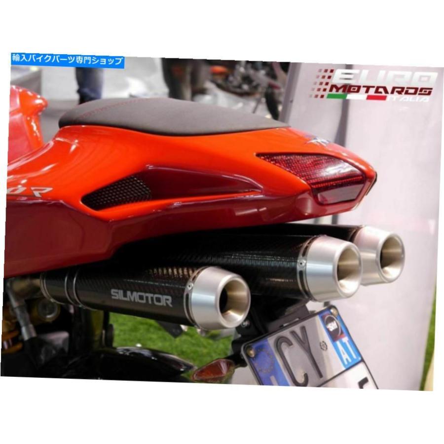 サイレンサー MV Agusta F4 750 1999-2009シルモーター排気スリスンサイレンサーカーボン MV Agusta F4 750 1000 1999-2009 Silmotor Exhaust Slipon