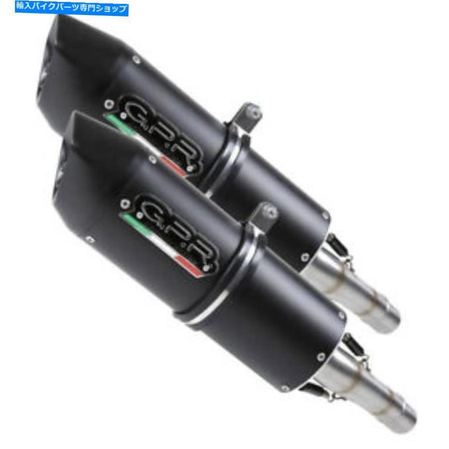 サイレンサー DUCATI 998 R-FE 2001-04 GPR FURORE NERO 2伝達ルートを積み上げる Ducati 998 R-FE 2001-04 GPR Furore Nero Homologated silencer with mid-full 車、バイク、自転車-スリップオンマフラー