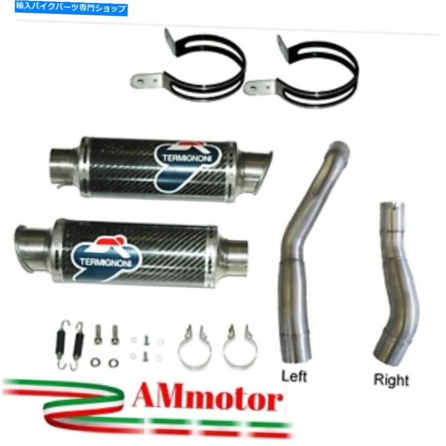 サイレンサー 排気テラーニーニ・スズキGSX-R 1000 2010オートバイマフラースリップオンGPカーボン Exhaust Termignoni Suzuki Gsx-R 1000 2010 Motor