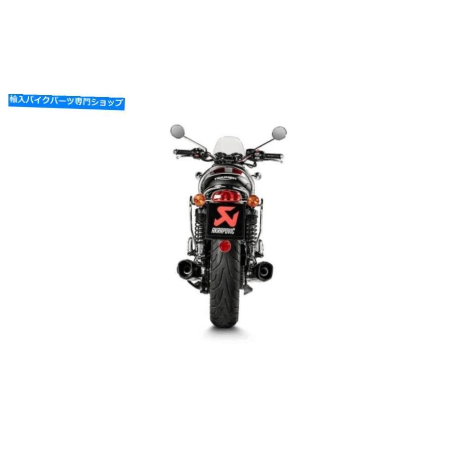 サイレンサー Akrapovicスリップオンマフラーチタニウム排気勝利TRIUMPHボンネビルT100 T120 16-20 Akrapovic Slip-On Muffler Titanium Exhaust Triu_1