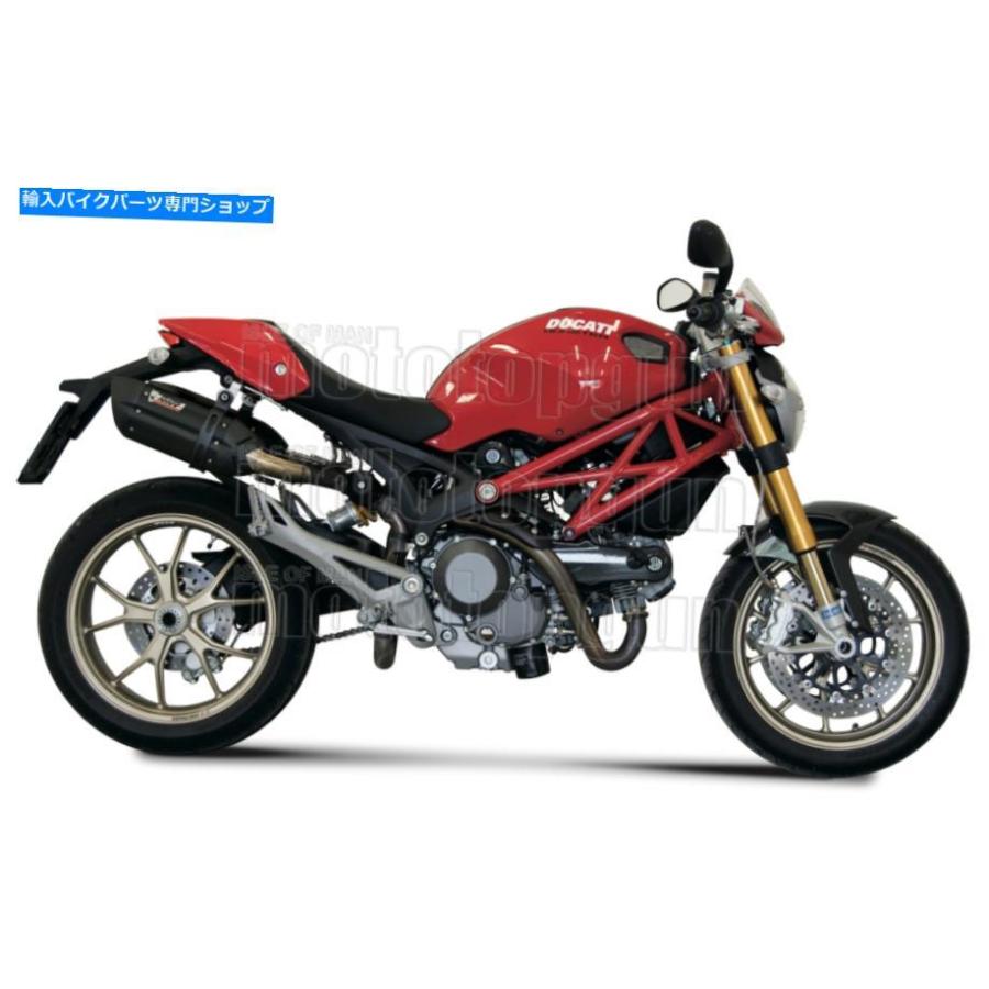 サイレンサー MIVV 2排気ホームスノースチールブラックカーボン