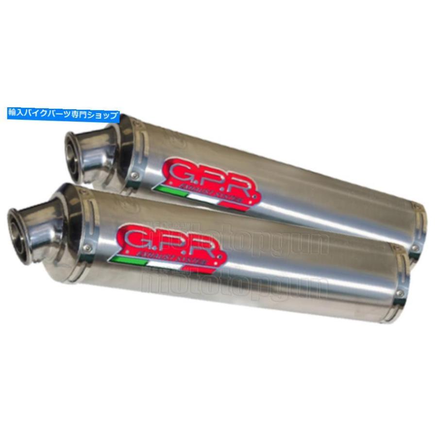 サイレンサー GPR 2ミッドフルエキゾーストシステムHOMラウンドチタンダッカティモンスターS4R 2004 04 GPR 2 MID FULL EXHAUST SYSTEM HOM ROUND TIT