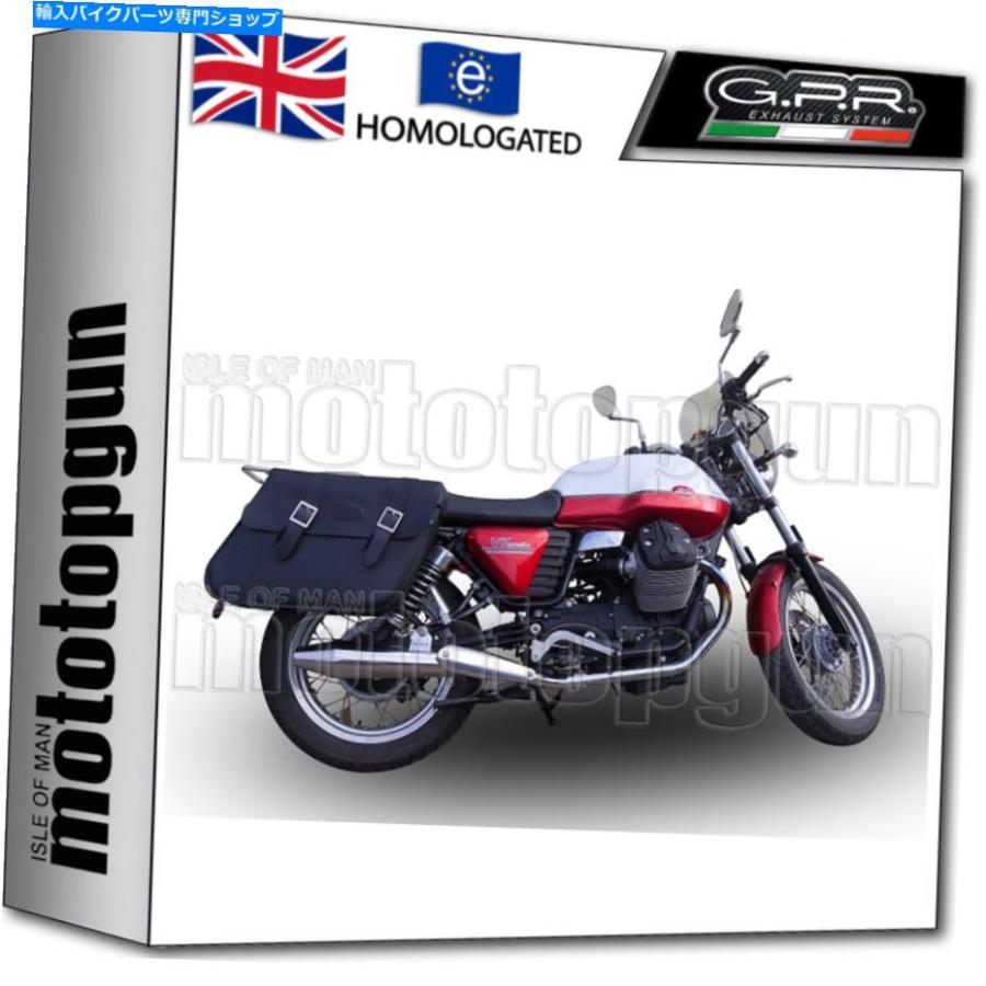 サイレンサー GPR 2排気ホームVintacone Moto Guzzi V7 I-IIスペシャル