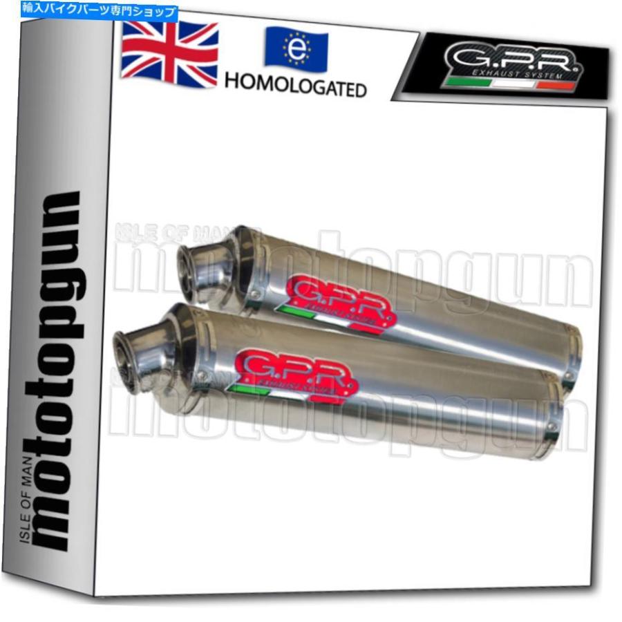 サイレンサー GPR 2ミッドフルエキゾーストシステムHOMラウンドチタンドゥカティモンスターS4R 2003 03 GPR 2 MID FULL EXHAUST SYSTEM HOM ROUND TIT