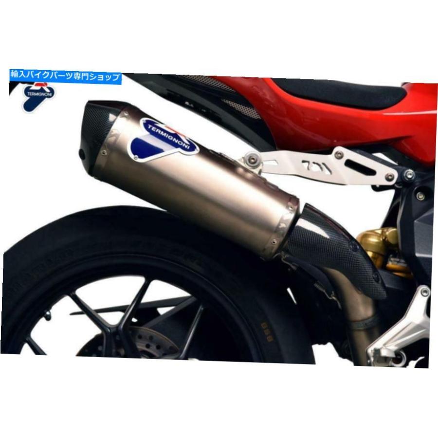 サイレンサー サイレンサーエキゾーストテラーニーニ関連性フルチタンMV Agusta F3 800 2016 16 SILENCER EXHAUST TERMIGNONI RELEVANCE FULL TITANIU_1