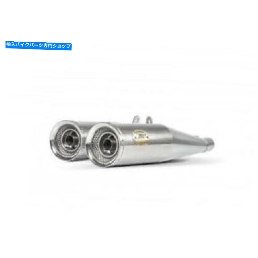 サイレンサー 磨かれたステンレス鋼鋼のモトグツィv7 III 2020のZardの排気ガス横すべり Zard Exhaust Slip On Polished Stainless Steel Moto Guzzi V7 III マフラー-スリップオンマフラー-車、バイク、自転車