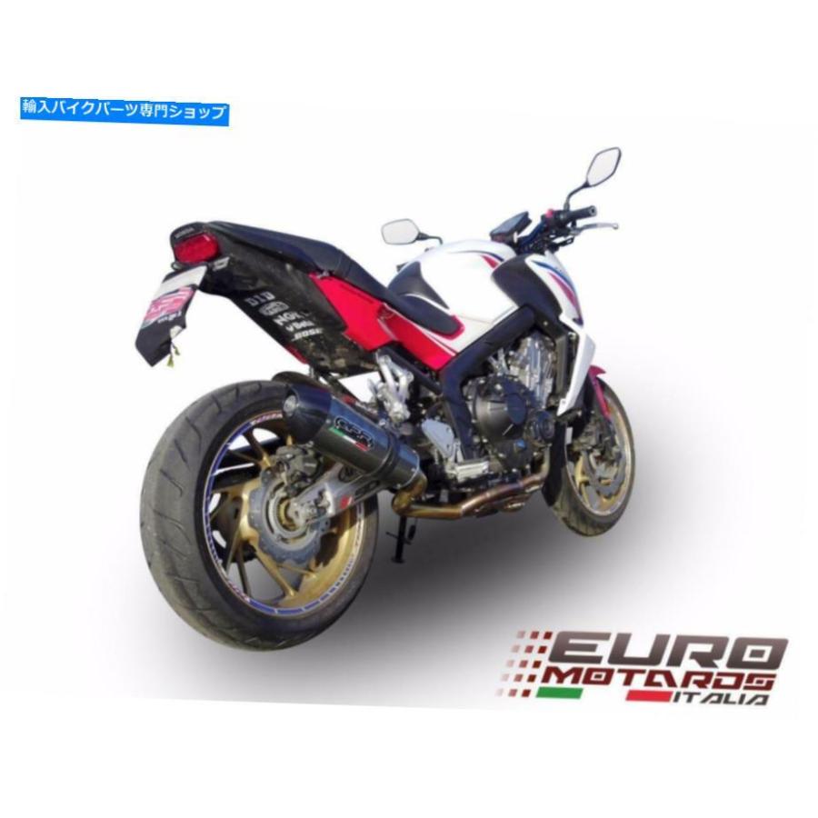 サイレンサー Honda CB650F 2014-2018 GPE CFサイレンサー道路の法的排気排気システム Honda CB650F 2014-2018 GPR Exhaust Full System With GPE CF_2