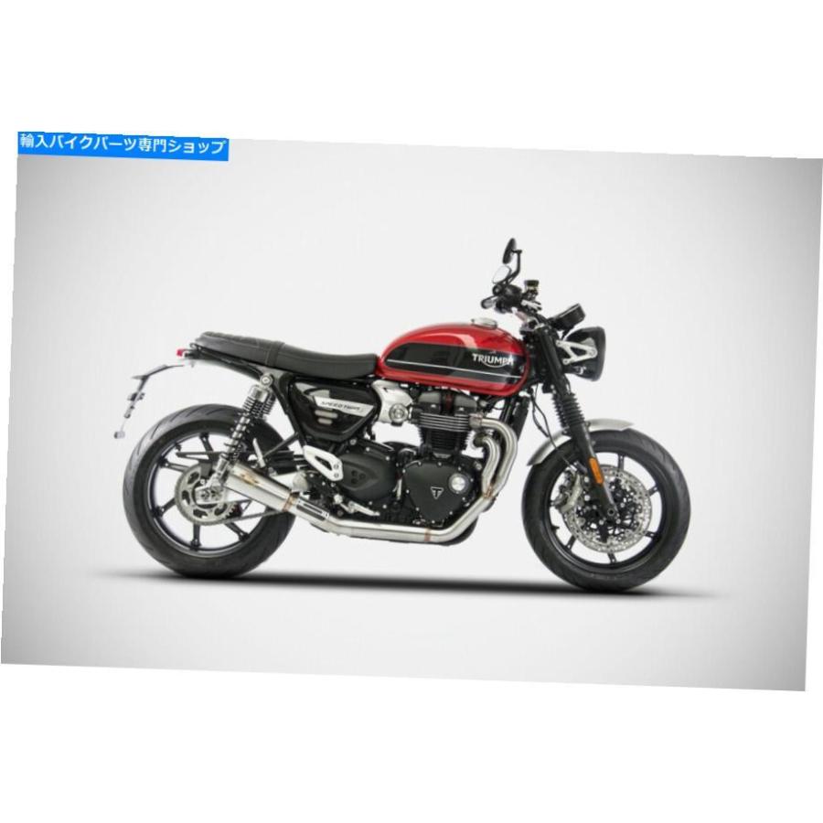 サイレンサー 勝利スピードツイン2018-2019 Zard排気フルシステム2In1サイレンサーカーボンキャップ Triumph Speed Twin 2018-2019 Zard Exhaust Full