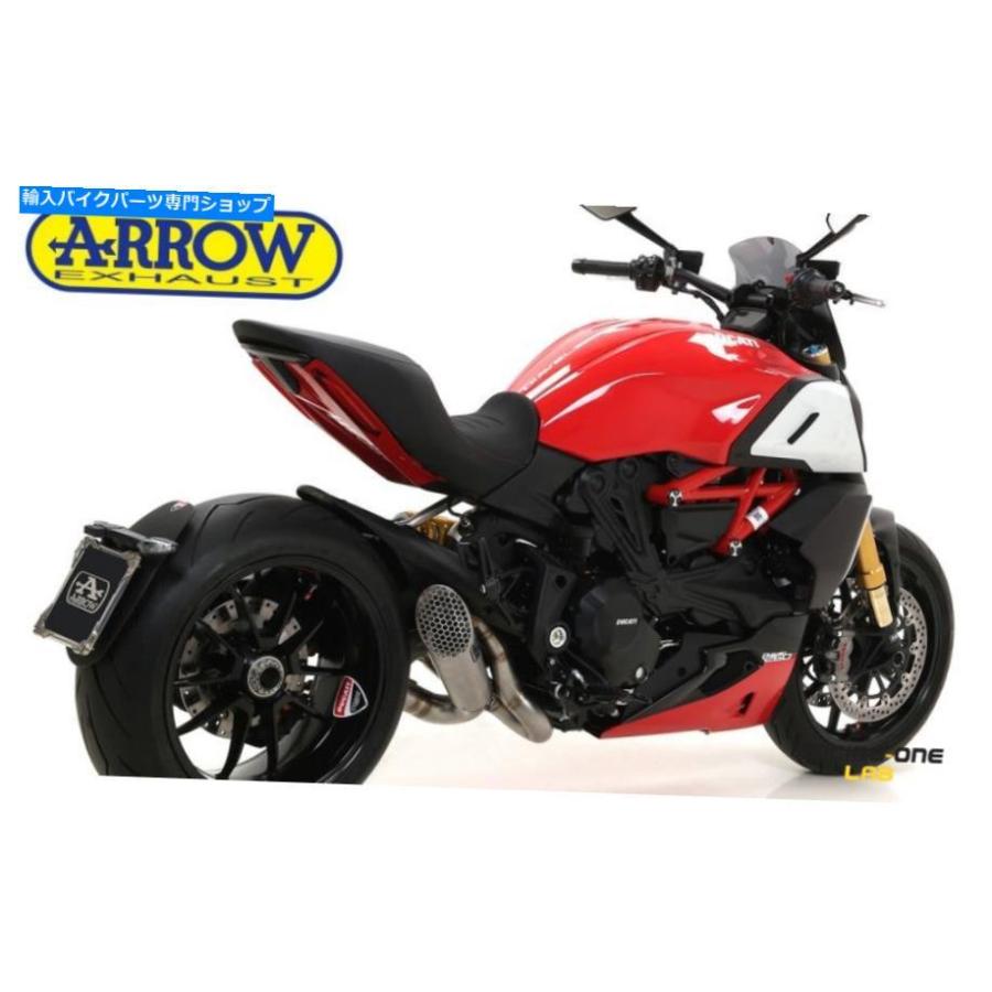 サイレンサー Ducati Diavel 1260 19\u003e 20のための排気マフラーサイレンサーの矢印鋼鉄RC EXHAUST MUFFLER SILENCER ARROW STEEL RC FOR DUCATI DIAVEL_1