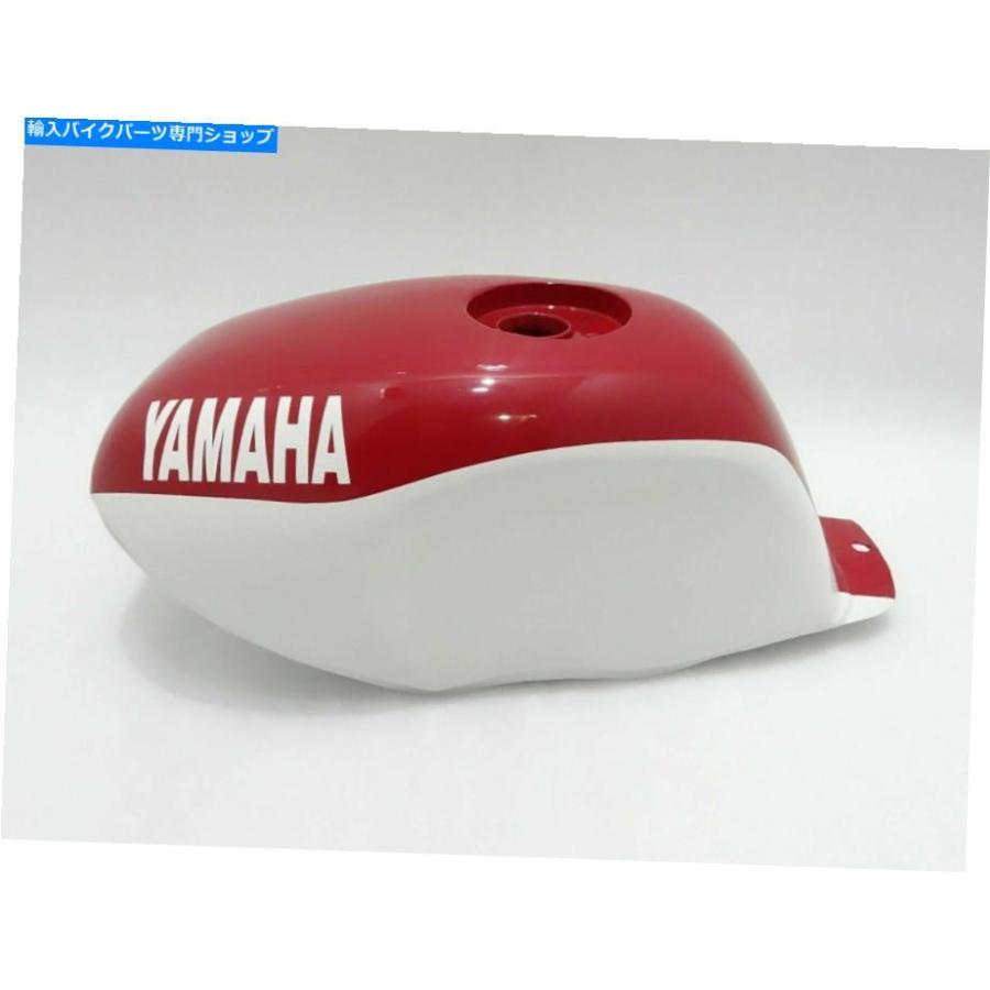 Gas Tank 燃料ガソリンタンクタンクスチールレッド＆ホワイト塗装