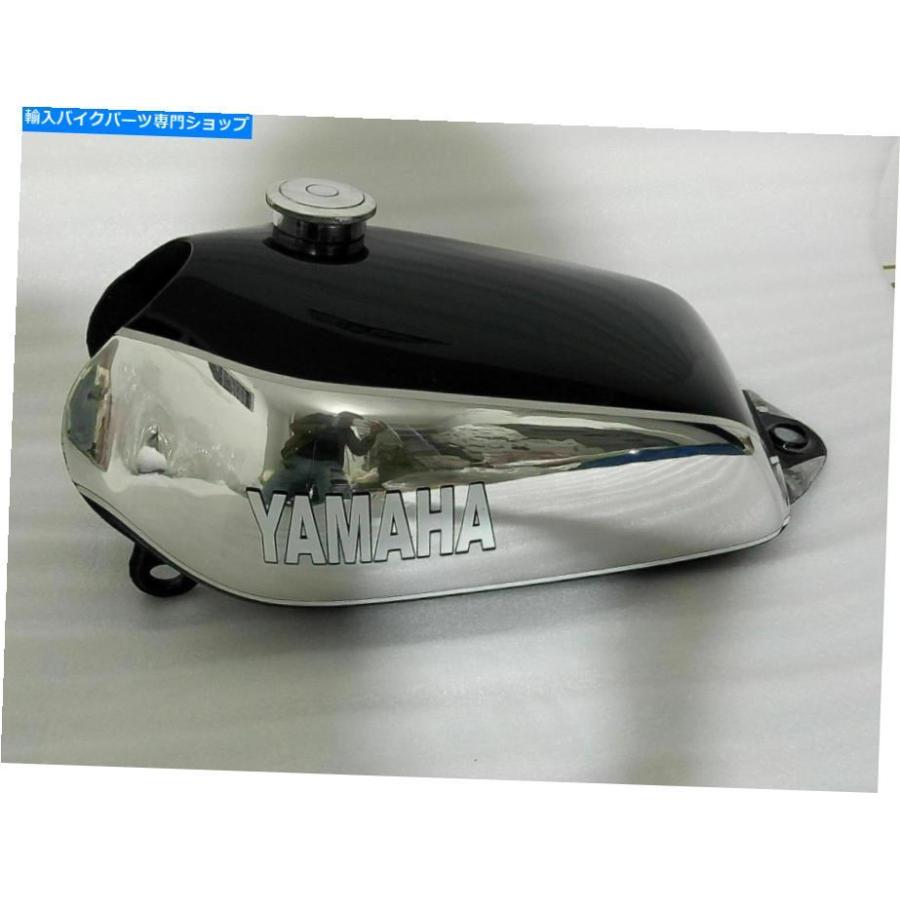 Gas Tank 燃料ガソリンタンクタンク鋼クロム＆ブラック塗装ヤマハXT500 TT500 1980モデル Fuel Petrol Gas Tank Steel Chrome & Black Painted Yamaha｜reright-store｜02