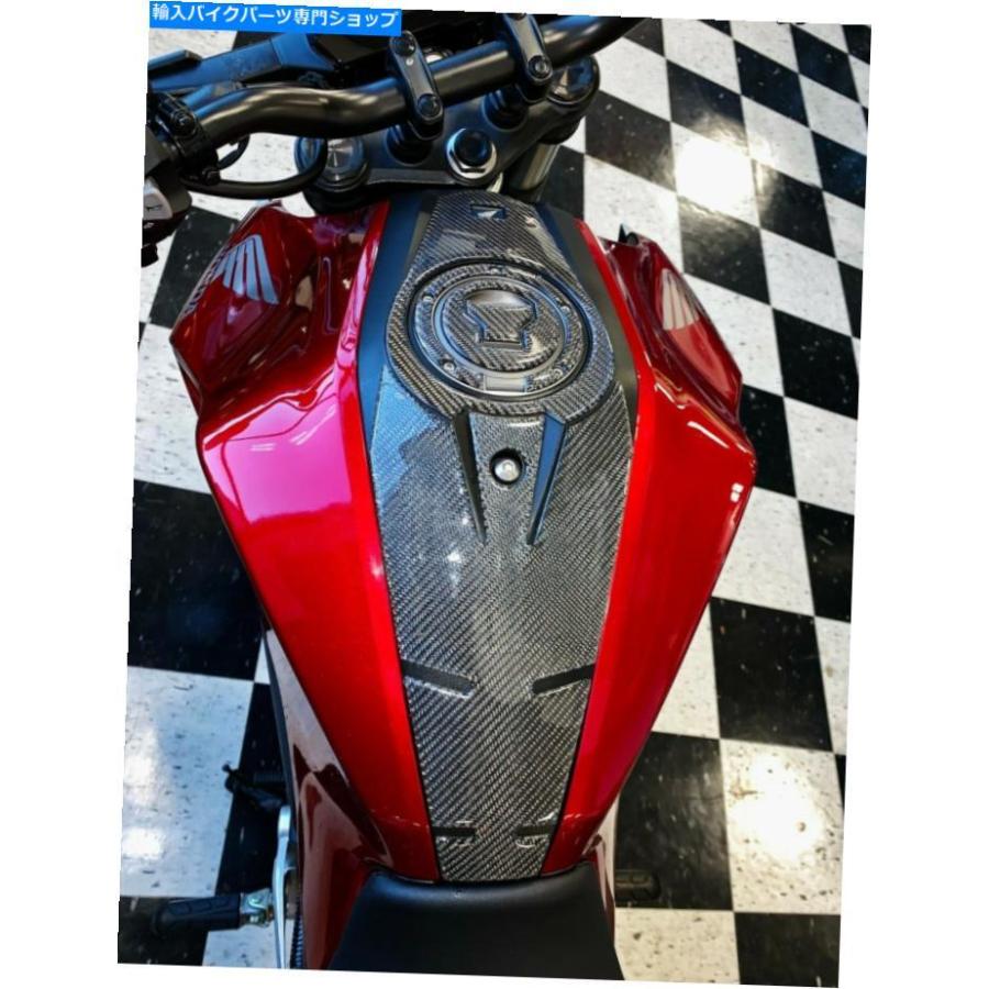 のスニーカー Gas Tank ホンダCB300Rドライカーボンファイバータンクパッドステッカートリムプロテクターオーバーレイカバー Fit Honda CB300R Dry Carbon Fiber Ta