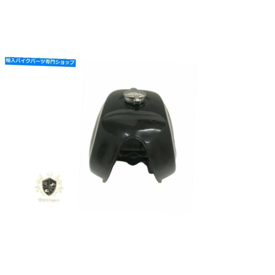 Gas Tank BMW R100 RT RS R90 R80 R75ブラック＆シルバー塗装スチール