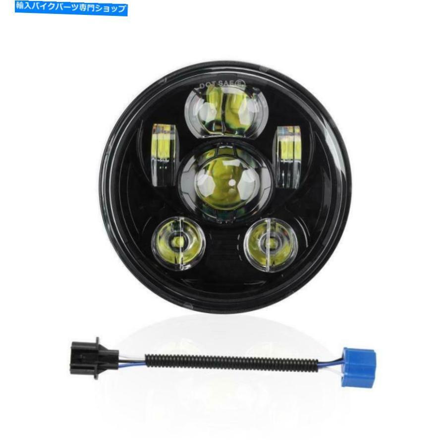ヘッドライト ドット5.75 5 3/4 LEDヘッドライトHi-Lo for Harley