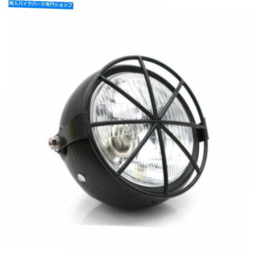 ヘッドライト ブラックオートバイ6.5 "ヘッドライトブラケットハーレーチョッパーカフェレーサーボバーカスタム Black motorcycle 6.5" headlight bra