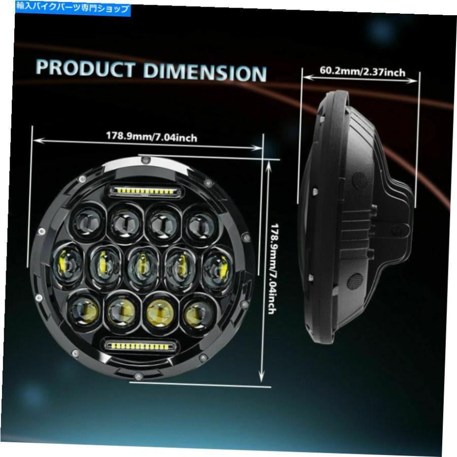 アウトレット☆送料無料 AmeriLite ブラックデュアルLED Halo DRL バー