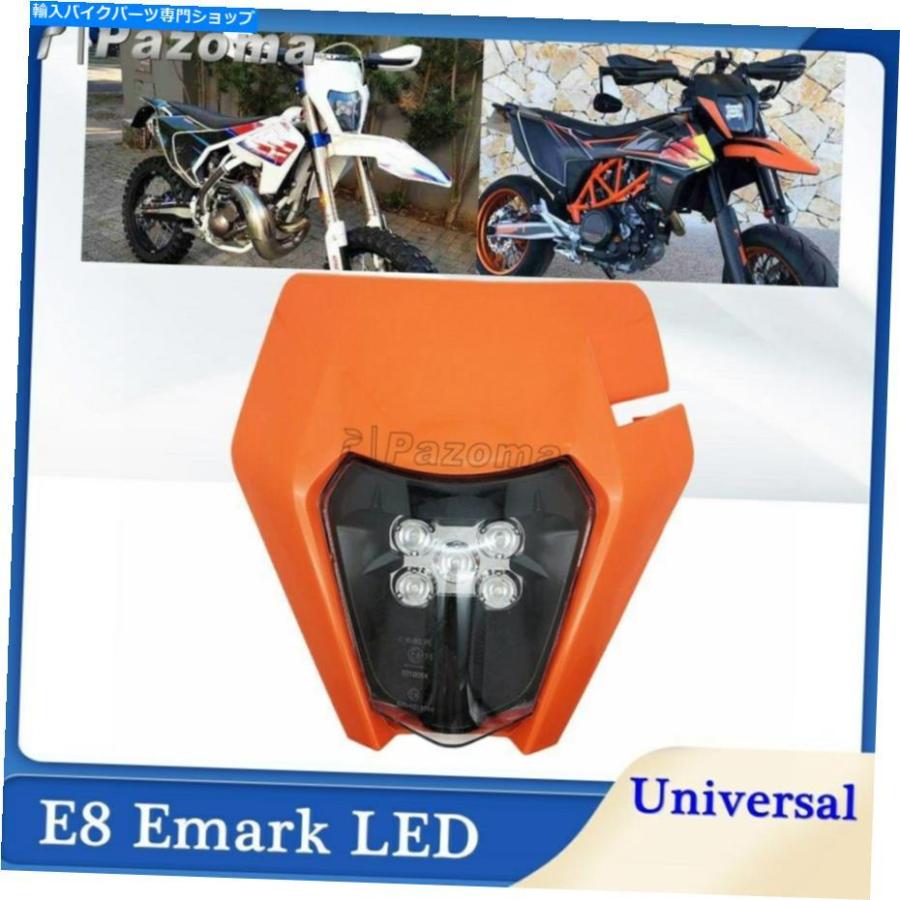 Headlight ダートバイクモトクロスLEDヘッドライトExcf XCF XCW 250 300 350 450 500 690