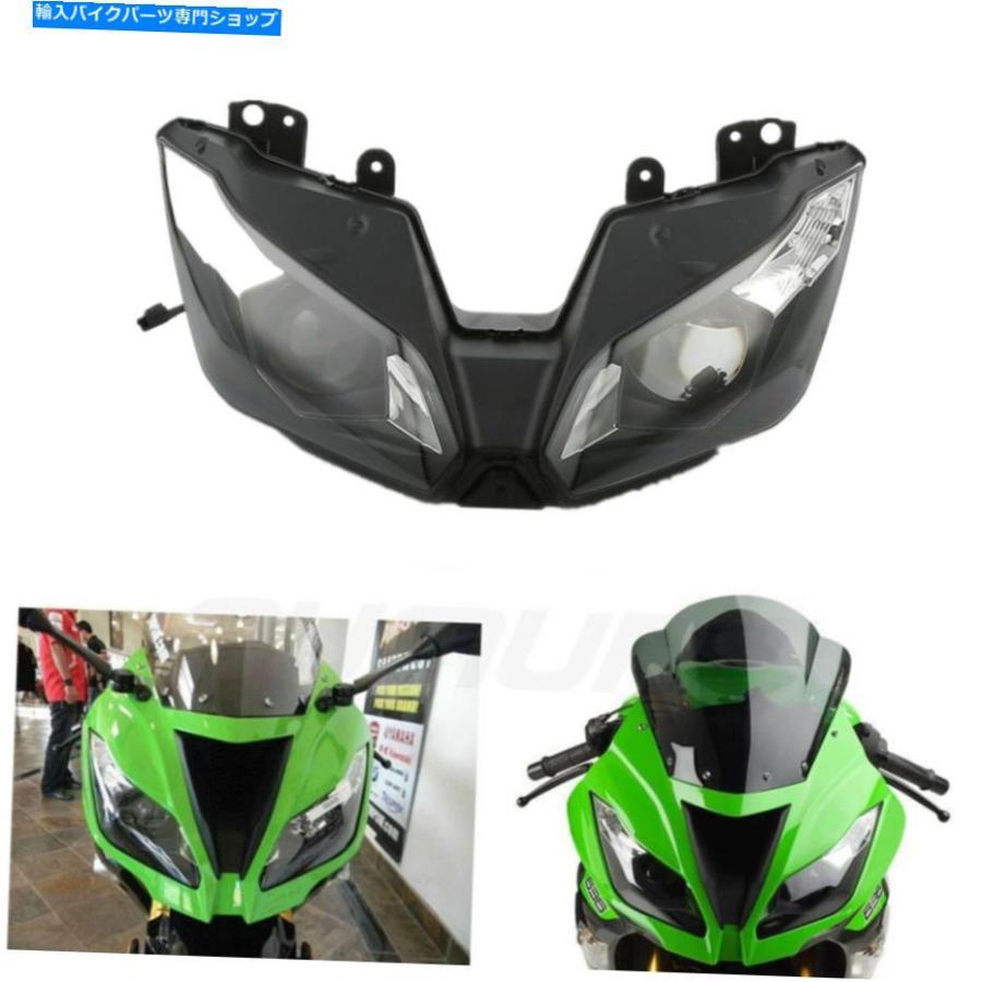 Headlight カワサキZZR600 200008オートバイフロントランプの1X LEDヘッドライトアセンブリ 1X LED