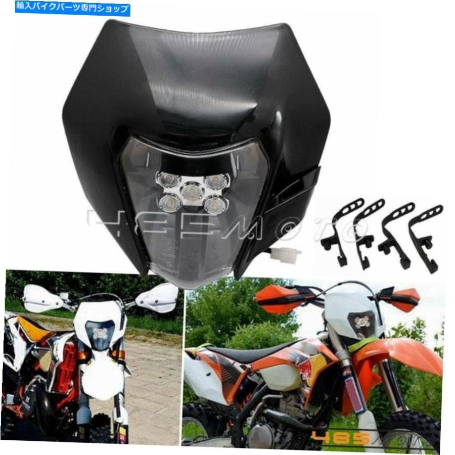 Headlight Motocross LEDヘッドライトエンデューロデュアルスポーツライトランプfor Excw 250 300 350