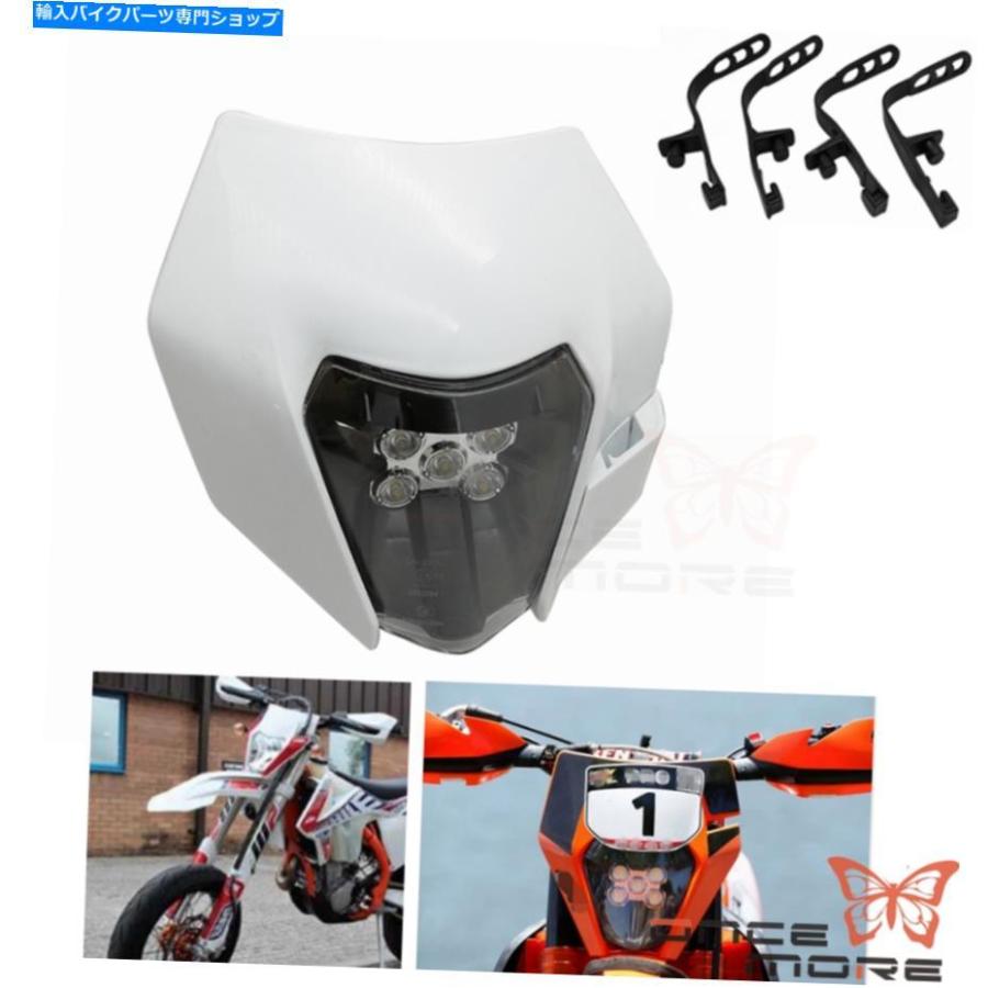 Headlight ダートバイクモトクロスLEDヘッドライトExcf XCF XCW 250 300 350 450 500 690