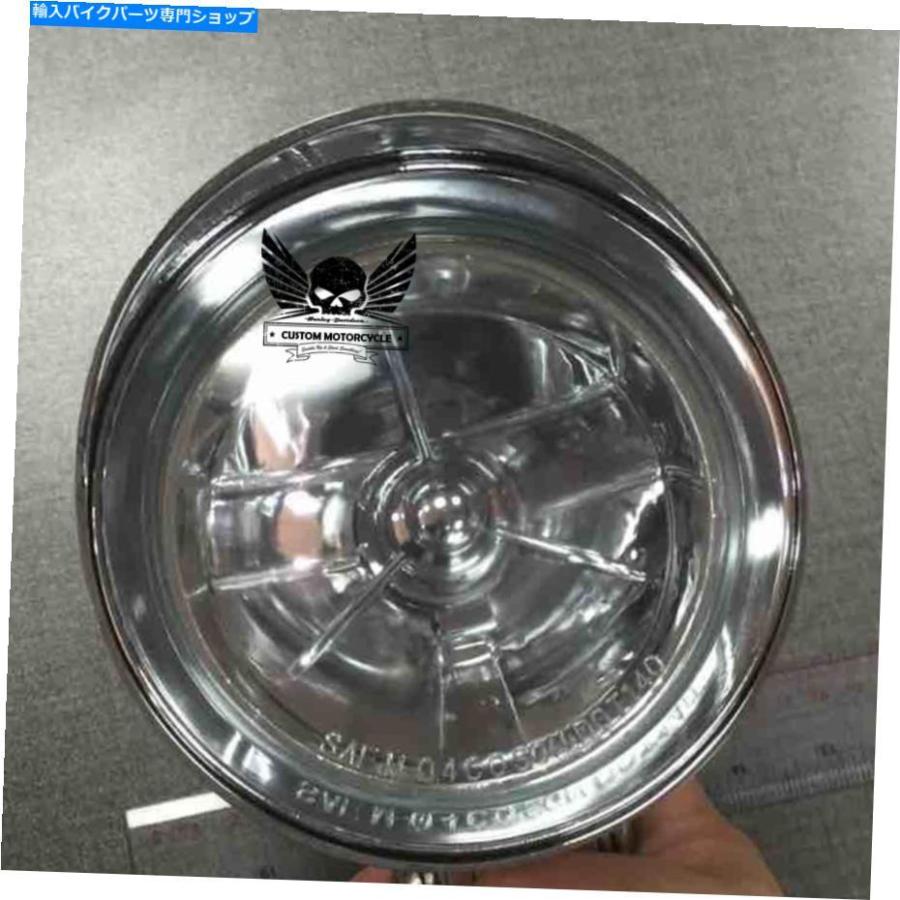 ヘッドライト 7 "クロームビレットの弾丸のヘッドライトハーリースポーツスターXl Dyna Suspail Bobber Dot 7" Chrome billet bullet headlight Harle