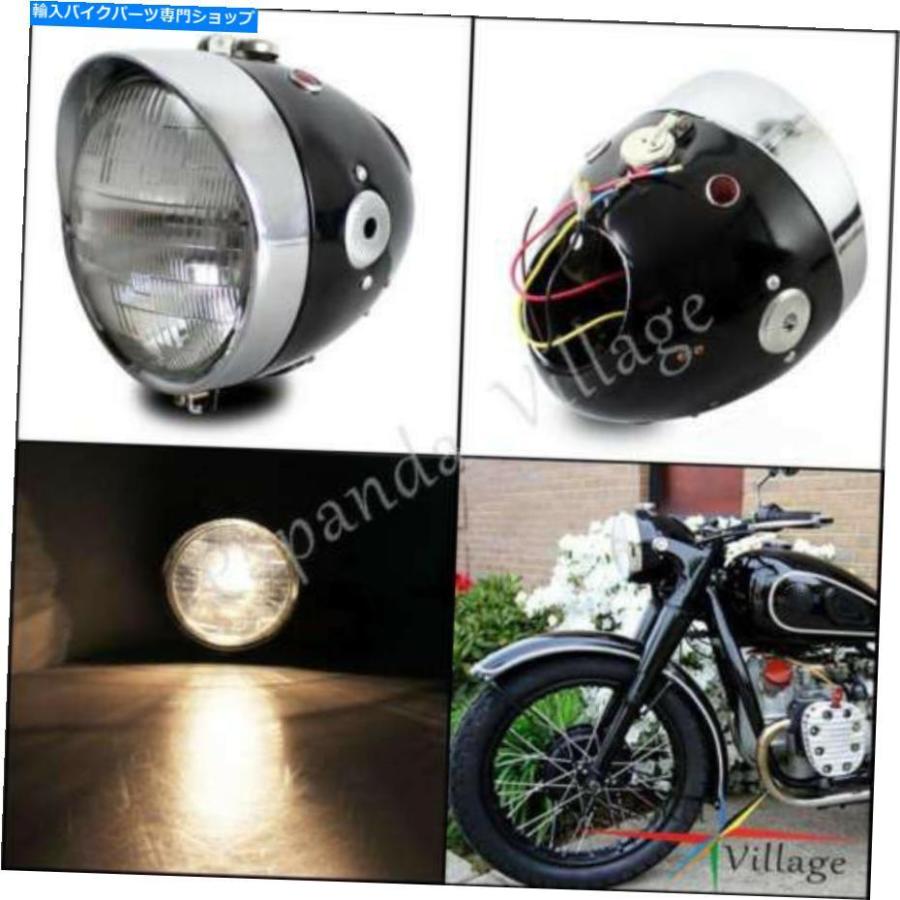 ヘッドライト BMW R12 R71 R7 R75用KS750レトロサイドカーブラック 