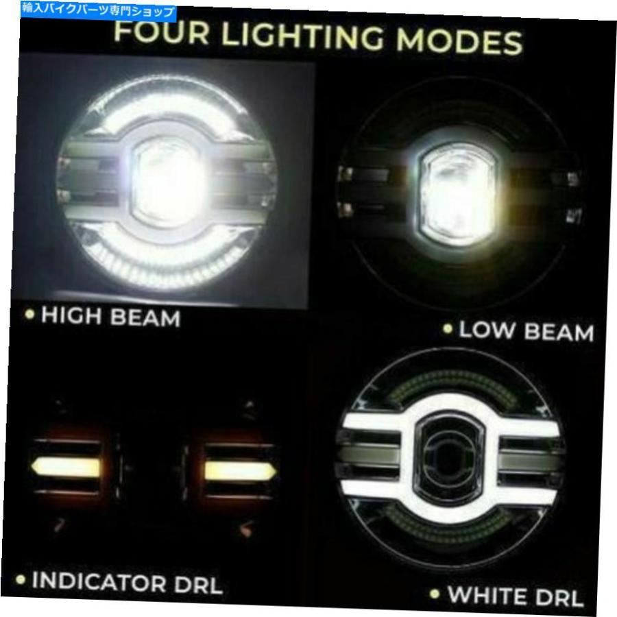 ヘッドライト 40W 7 "Royal Enfield Classic Bullet Standard Electra 350cc 500の