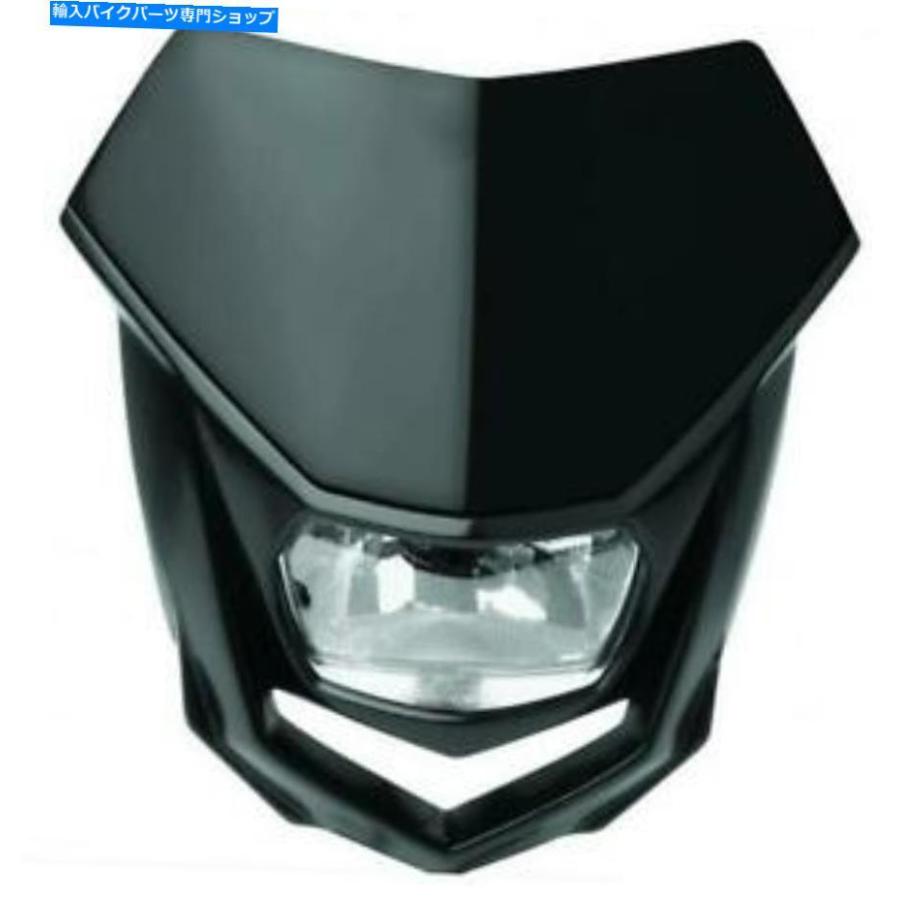 ヘッドライト LED電球ブラックが付いているPolisport Haloヘッドライト Polisport Halo Headlight with LED Bulbs Black