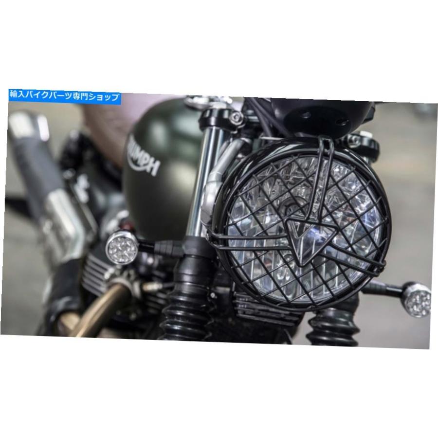 ヘッドライト Triumph Streetツイン/ストリートスクランブラヘッドライトグリル＆ベゼルキットA9838244 Triumph Street  Twin / Street Scrambler Head