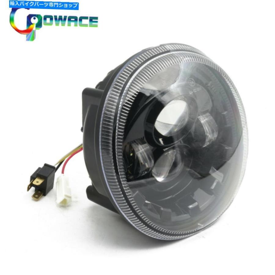 ヘッドライト Vespa GTS300のためのこんにちはローの黒LEDのヘッドライトアセンブリの交換 Black LED Headlight Assembly Replacement with Hi Low fo