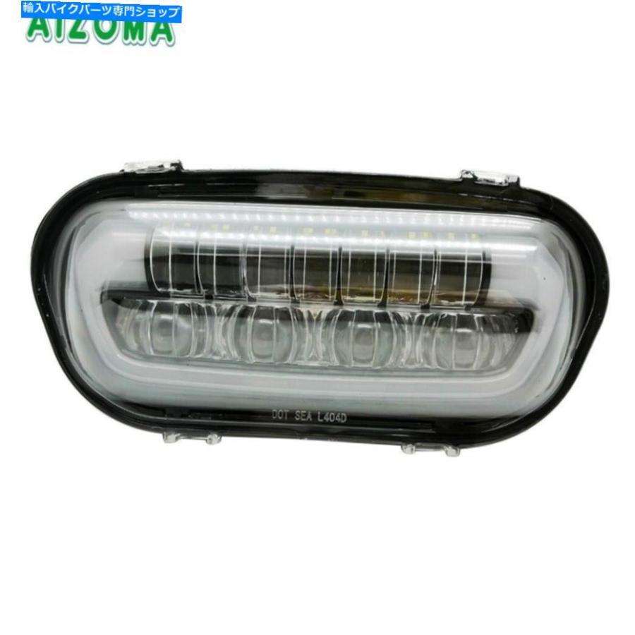 ヘッドライト 9.8インチのオートバイLEDヘッドライト2018-2019脂肪ボブ 9.8 inch Motorcycle LED Headlight Hi/Lo Beam for Harley 2018-2019 Fat Bobの画像