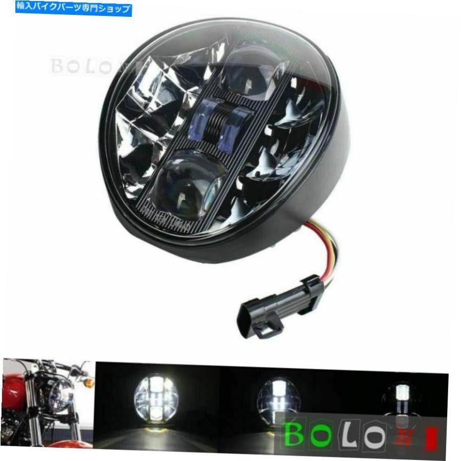ヘッドライト DRL LEDヘッドライトヘッドランプのハーレーソフト