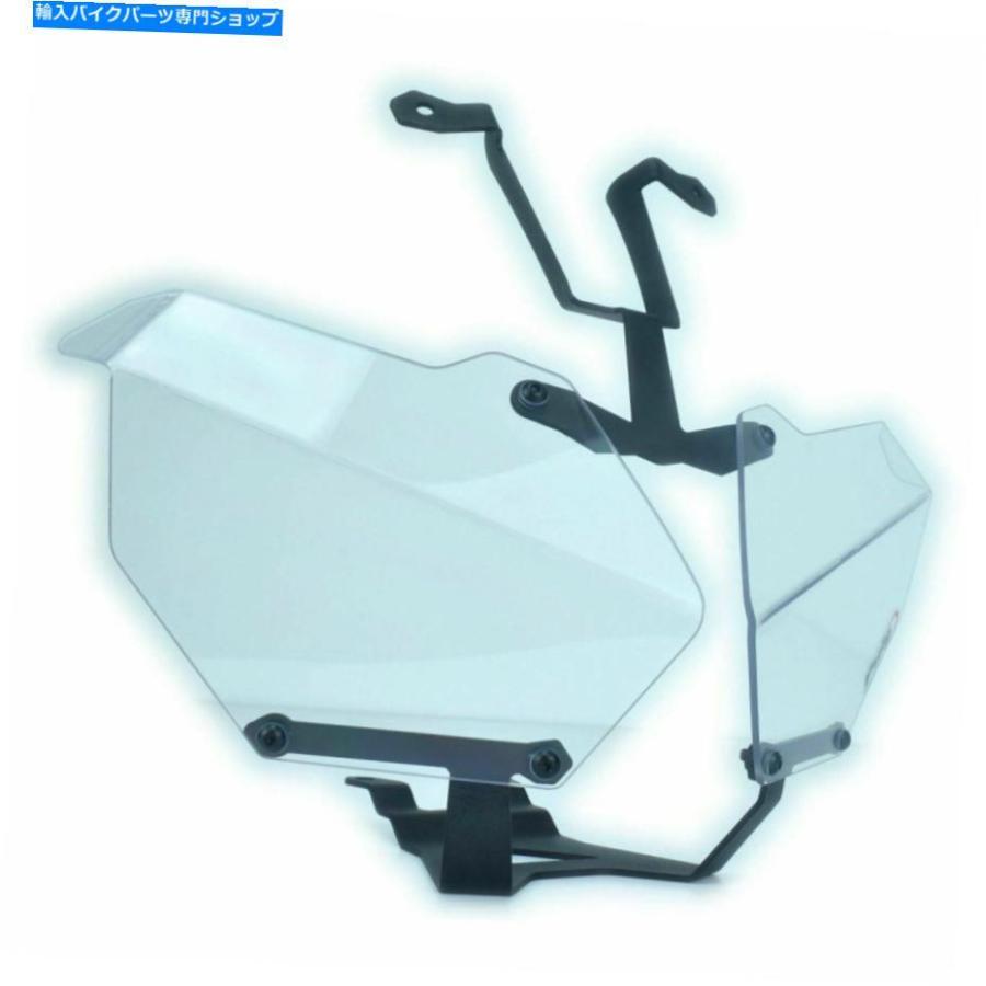 ヘッドライト PUIGクリアヘッドライトガードカバープロテクターホンダCRF1000 LアフリカツインM8714W PUIG CLEAR HEADLIGHT GUARD COVER PROTECTOR HO