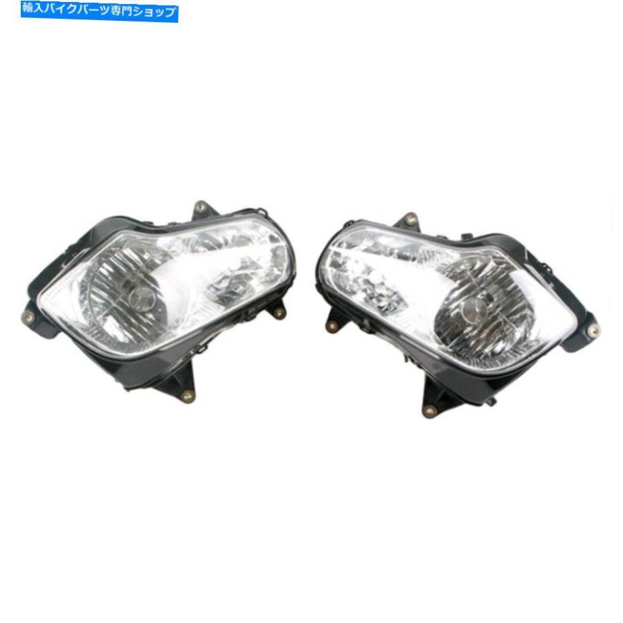 ヘッドライト ホンダゴールドウィングGL1800 GL1800 2001-2008用フロントヘッドライトヘッドランプクリアレンズ Front Headlight Head Lamp Clear Len_2