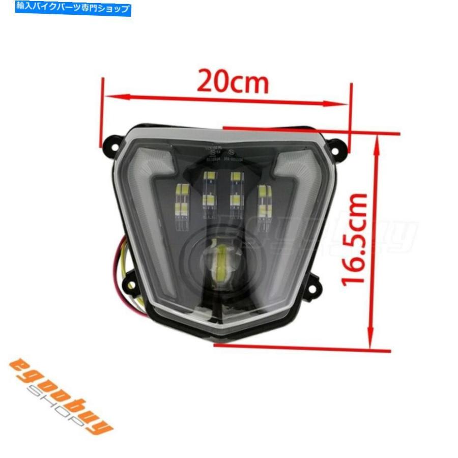 ヘッドライト 2012年6月690号のためにDRL天使の目があるLEDヘッドライトランプアセンブリ For 690 690R 2012-2019 LED Headlight Lamp Assembly Withの画像