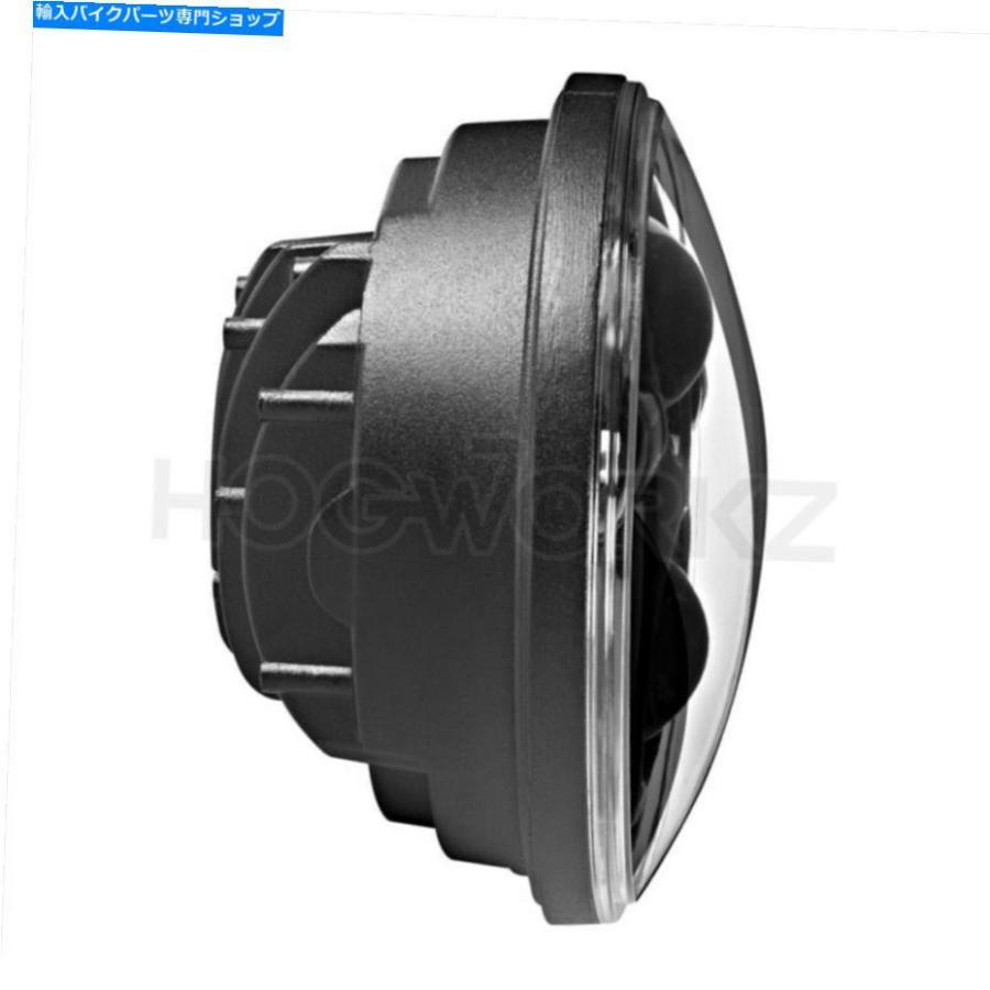 ヘッドライト HOGWORKZ HW195012 CHROME 5 3/4 \"LED HaloMakerヘッドライトハーレーVロッドソフト化FXD Hogworkz HW195012 Chrome 5 3/4\" LED HaloMakの画像