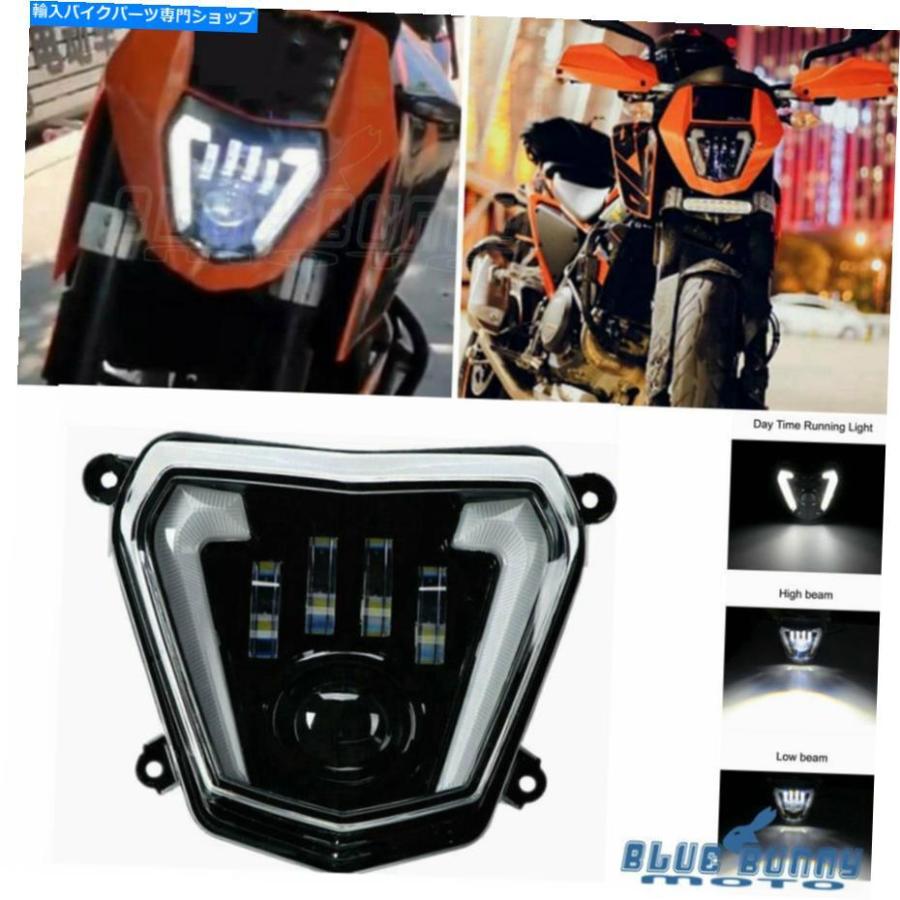 ヘッドライト 690 enduro r enduroヘッドライトアセンブリw /日時ライトエンジェルアイオワーDRL For 690 Enduro R Enduro Headlight Assembly w/ Dayの画像