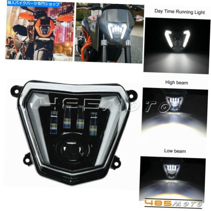 ヘッドライト LEDの汚れの自転車のヘッドライトキット高/低ビームDRLランプのための2013-2017 690Rヘッドランプ LED Dirt Bike Headlight Kit High/Loの画像