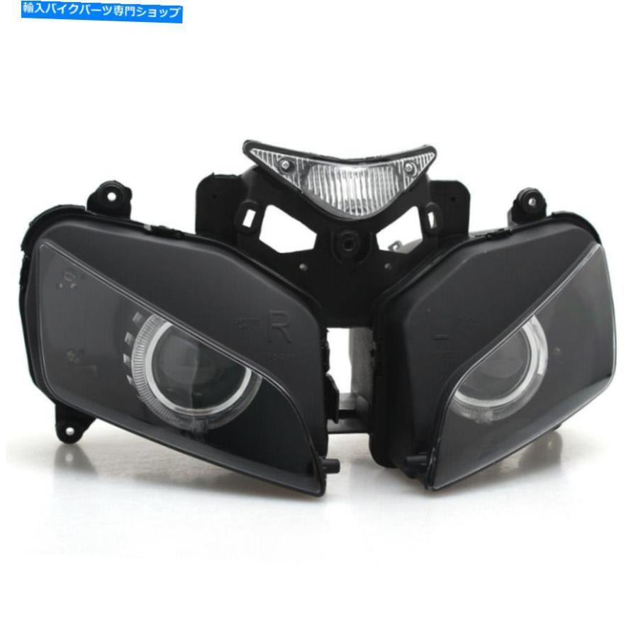 ヘッドライト Honda CBR1000RR 2004-07のための組み立てHIDヘッドライトブルーエンジェルアイスプロジェクターキット Assembly HID Headlight Blue Anの画像