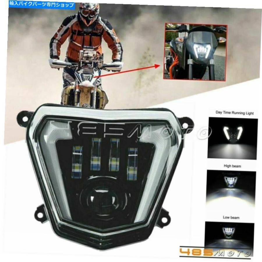 ヘッドライト 13-17 690R 12-19 690 Enduro RのためのNake Bike LED DRLヘッドライトキットの交換 Nake Bike LED DRL Headlight Kit Replacement For